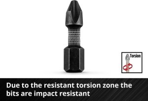 Zestaw narzędzi Einhell ZESTAW BITÓW I NASADEK 18SZT 1/4" S-CASE 49108709 5