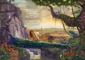 Schmidt Spiele Schmidt Spiele Thomas Kinkade Studios: Disney Dreams Collection - The Lion King, Return to Pride Rock, Puzzle (6000 Pieces) 2