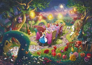 Schmidt Spiele Schmidt Spiele Thomas Kinkade Studios: Disney Dreams Collection - Alice in Wonderland, Mad Hatter's Tea Party, Puzzle (6000 Pieces) 2