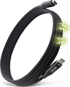 Kabel USB InLine USB-C - USB-C 1 m Czarny (35881) 2
