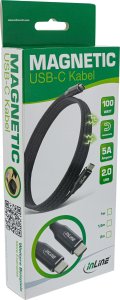 Kabel USB InLine USB-C - USB-C 1 m Czarny (35881) 10