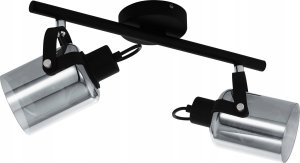 Lampa wisząca EGLO SPOT LIGHT BERREGAS 2XE27 BLACK/CHROME 1