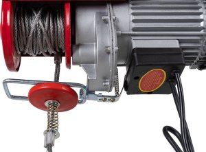 Hoalte WYCIĄGARKA WCIĄGARKA ELEKTRYCZNA LINOWA SUFITOWA 250/500KG 230V 1020W 6/12M Z PILOTEM 12