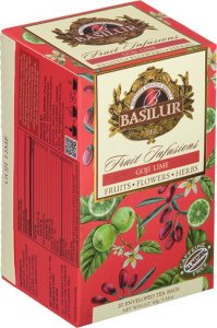 Basilur Basilur GOJI LIME herbata owocowa LIMONKA CYTRUSY bez kofeiny - 20 x 2 g 1