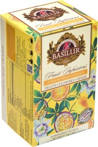 Basilur Basilur PASSION FRUIT ORANGE herbata owocowa MARAKUJA MANDARYNKA CYTRUSY bez kofeiny - 20 x 2 g 1