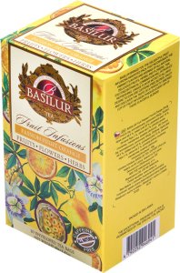 Basilur Basilur PASSION FRUIT ORANGE herbata owocowa MARAKUJA MANDARYNKA CYTRUSY bez kofeiny - 20 x 2 g 3