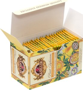 Basilur Basilur PASSION FRUIT ORANGE herbata owocowa MARAKUJA MANDARYNKA CYTRUSY bez kofeiny - 20 x 2 g 4