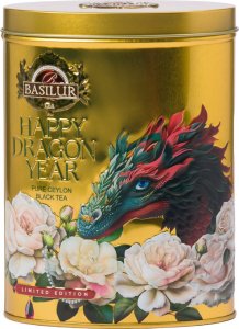 Basilur Basilur HAPPY DRAGON YEAR GOLD herbata czarna CEJLOŃSKA liściasta - puszka 75 g 1