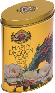 Basilur Basilur HAPPY DRAGON YEAR GOLD herbata czarna CEJLOŃSKA liściasta - puszka 75 g 2