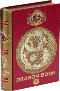 Basilur Basilur DRAGON TEA BOOK VOL. I herbata czarna JAŚMIN MIGDAŁY liściasta - puszka 100 g 1