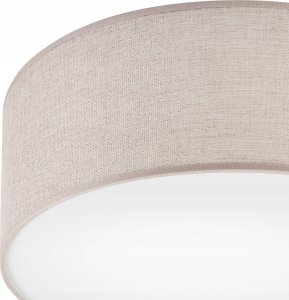 Lampa sufitowa Lamkur Lamkur Estelle 48376 plafon lampa sufitowa boho koło 1x60W E27 beżowy/biały 3