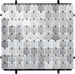 GoDan Panel dekoracyjny srebrny czarne tło typ B 30x30cm 1