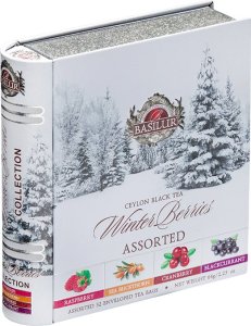 Basilur Basilur WINTER BERRIES zestaw czarnych herbat ZIMOWE JAGODY saszetki - puszka 32 x 2 g 1