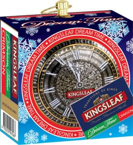 Kingsleaf Kingsleaf DREAM TIME CRIMSON herbata owocowa TRUSKAWKA MALINA liściasta - puszka 30 g 1