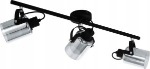 Lampa sufitowa EGLO SPOT LIGHT BERREGAS 3XE27 BLACK/CHROME 1