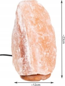 Lampa stołowa Lamkur Sally 43487 lampa stołowa lampka rustykalna rock 1x25W E14 bursztyn/drewno 6