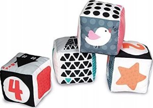 Clementoni BLACK & WHITE SOFT ACTIVITY CUBES 1