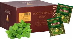 Basilur Basilur MOROCCAN MINT HORECA herbata zielona mięta marokańska - w kopertach 50 x 2 g 1