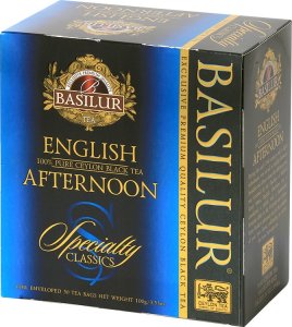 Basilur Basilur ENGLISH BREAKFAST czarna herbata cejlońska BOPF - w kopertach 50 x 2 g 1