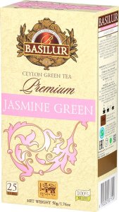 Basilur Basilur PREMIUM JASMINE GREEN herbata zielona jaśmin - ekspresowa 25 x 2 g 2