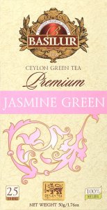 Basilur Basilur PREMIUM JASMINE GREEN herbata zielona jaśmin - ekspresowa 25 x 2 g 3