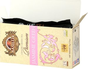 Basilur Basilur PREMIUM JASMINE GREEN herbata zielona jaśmin - ekspresowa 25 x 2 g 5