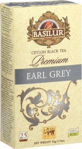 Basilur Basilur PREMIUM EARL GREY herbata czarna bergamotka - ekspresowa 25 x 2 g 1