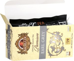Basilur Basilur PREMIUM EARL GREY herbata czarna bergamotka - ekspresowa 25 x 2 g 4