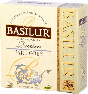 Basilur Basilur PREMIUM EARL GREY herbata czarna bergamotka - ekspresowa 100 x 2 g 1