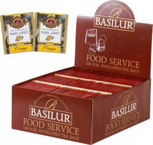 Basilur Basilur EARL GREY ORANGE herbata czarna bergamotka pomarańcza - w kopertach 100 x 2 g 1