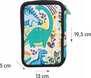 Piórnik Milan Piórnik 3 komorowy duży Dinos MILAN 8