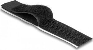 Organizer Delock DELOCK Klett-Kabelhalter  L 110 mm x B 20 mm schwarz 2