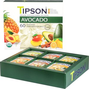 Tipson Tipson ORGANIC AVOCADO ASSORTED zestaw ziołowych herbat 6 smaków - w kopertach 60 x 1,5 g 1