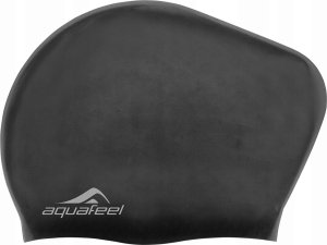 Aquafeel Swimming cap silicone AQUAFEEL 30404 20 black long hair 1