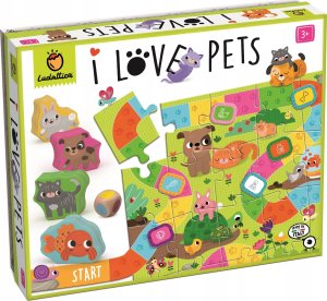 Lisciani Puzzle Ludattica I love pets 3+ 1