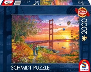 Schmidt Spiele Schmidt Spiele Walk to the Golden Gate Bridge, puzzle (2000 pieces) 1