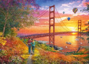Schmidt Spiele Schmidt Spiele Walk to the Golden Gate Bridge, puzzle (2000 pieces) 2