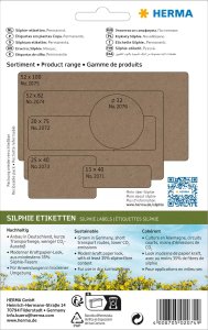 Herma HERMA  Büropackung Vielzwecketiketten Silphie 52x82mm 2