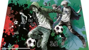Herma HERMA  Schreibunterlage Karton Street Soccer 55x35 3Stk 5