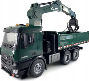 Amewi AMEWI Mercedes-Benz Arocs Licens Crane Truck w. Tipper RTR green 1