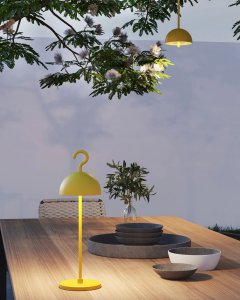 Lampa stołowa Sompex Sompex HOOK yellow Table Lamp 3