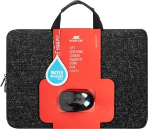 Etui RivaCase Pokrowiec na laptopa ANVIK 15.6" + MOUSE/7916 czarny RIVACASE 3