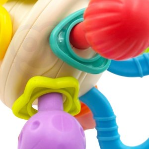 Woopie WOOPIE BABY Kolorowa Grzechotka w Kształcie Piłki 0m+ 11