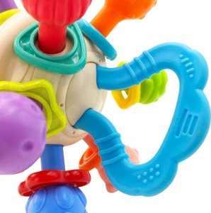 Woopie WOOPIE BABY Kolorowa Grzechotka w Kształcie Piłki 0m+ 13