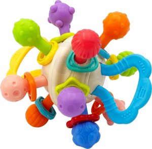 Woopie WOOPIE BABY Kolorowa Grzechotka w Kształcie Piłki 0m+ 6