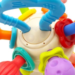 Woopie WOOPIE BABY Kolorowa Grzechotka w Kształcie Piłki 0m+ 8