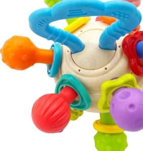 Woopie WOOPIE BABY Kolorowa Grzechotka w Kształcie Piłki 0m+ 9