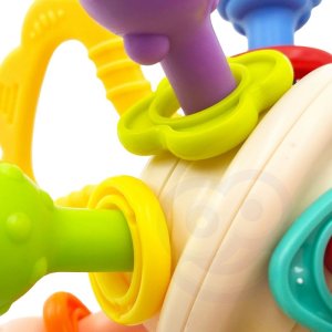 Woopie WOOPIE BABY Kolorowa Grzechotka w Kształcie Piłki 0m+ 10