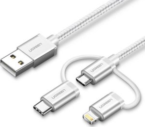 Kabel USB Ugreen UGREEN 3-in-1 USB2.0-A Multifunction Cable 1