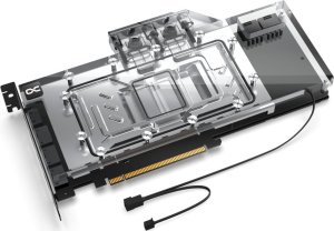 Alphacool Eisblock Aurora Radeon RX 7800 XT RE z backplate - Acryl + Nickel 3